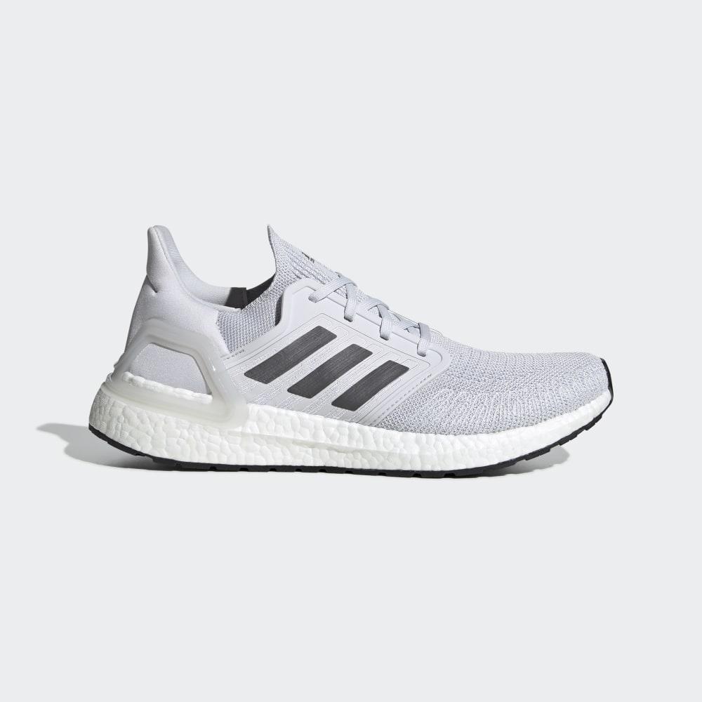 Adidasi Alergare Adidas Ultraboost 20 Barbati Romania - Gri/Rosii EG0694
